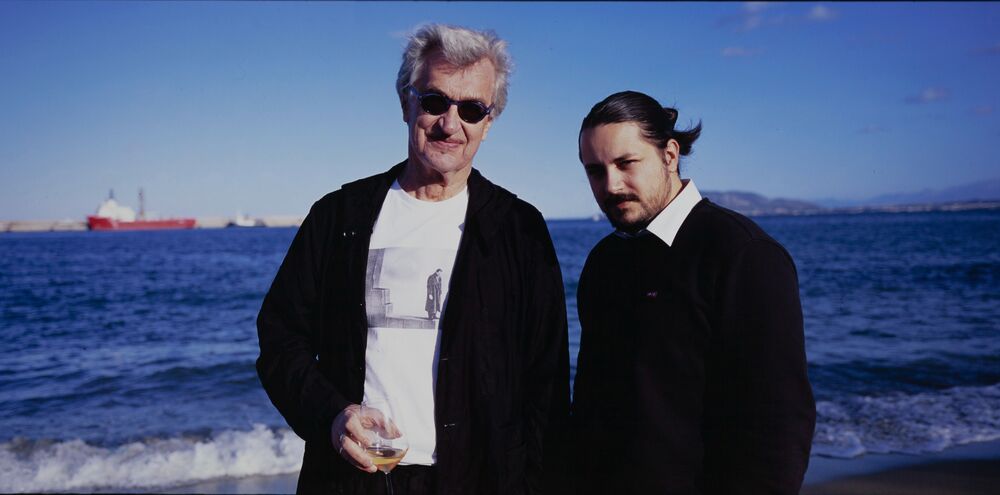Wim Wenders e Alain Parroni Wim Wenders e Alain Parroni